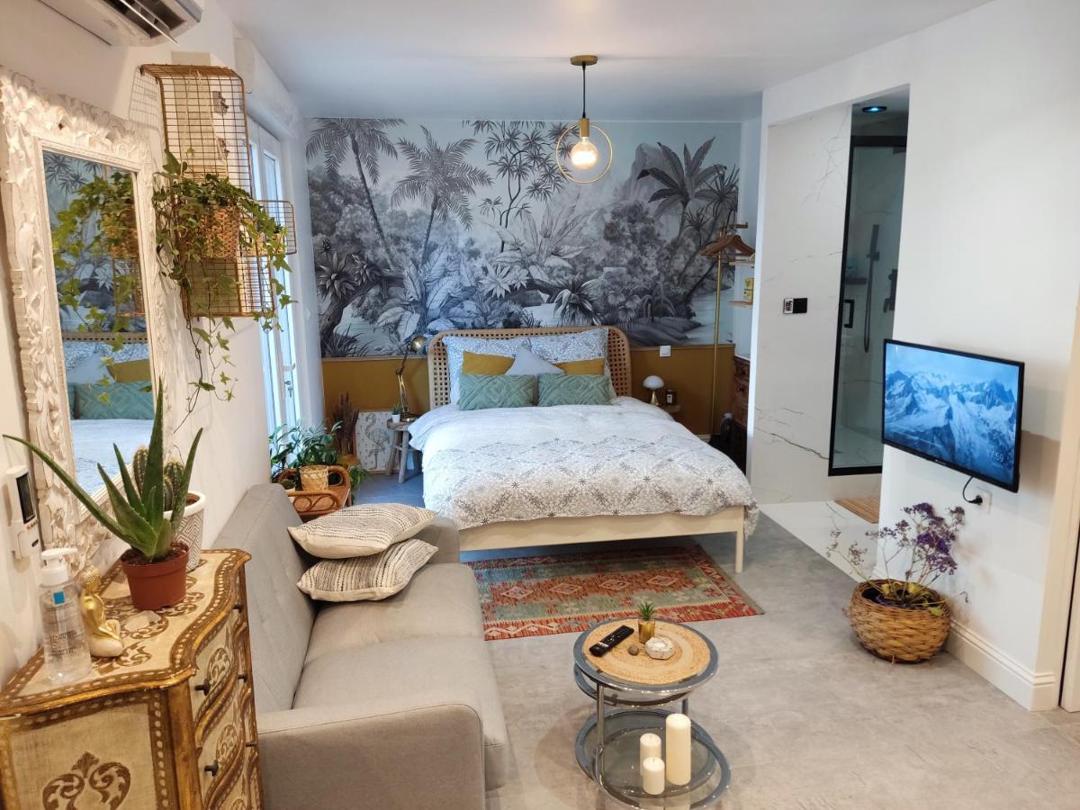Superbe Appartement Avec Jacuzzi Avec Jardin Prive Лион Екстериор снимка