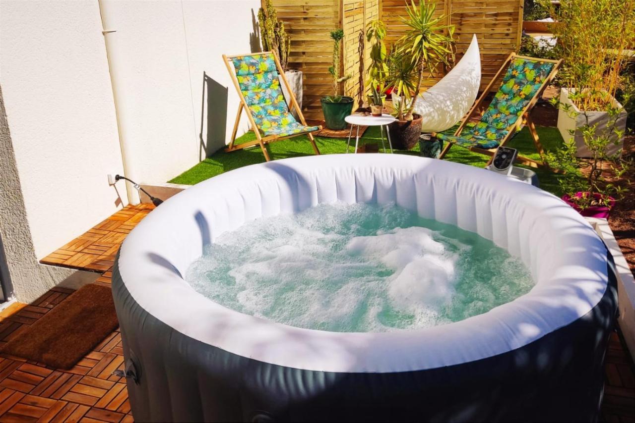 Superbe Appartement Avec Jacuzzi Avec Jardin Prive Лион Екстериор снимка
